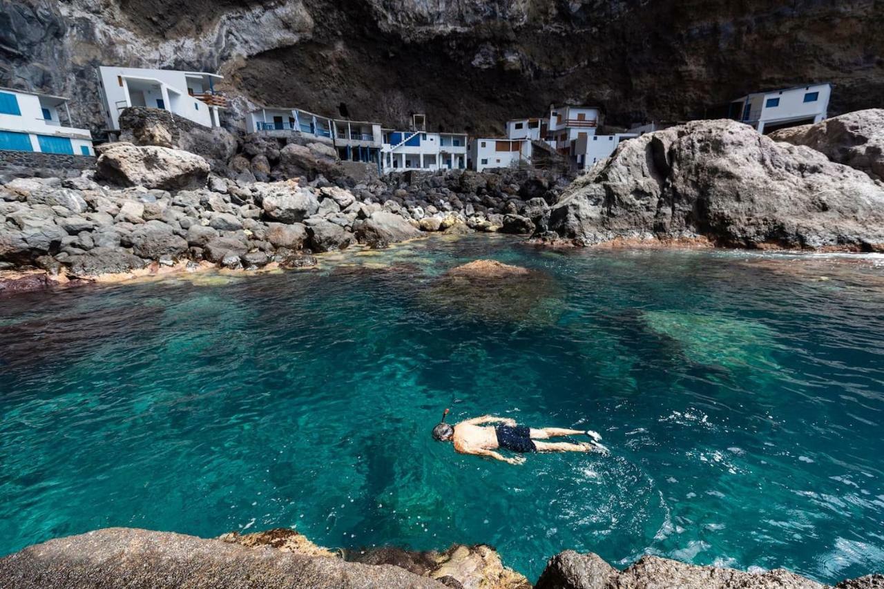 Puntallana Casa Alba, Casa Rural Con Piscina-Spa Climatizada Hasta 34º Gratuito Y Vistas Al Mar מראה חיצוני תמונה